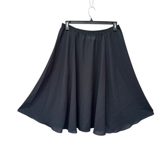 Vintage JAN SUE of California see through black pleaded skirt - Picture 1 of 3